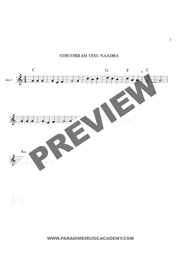 Sthothiram Yesu Naadha - Image 2